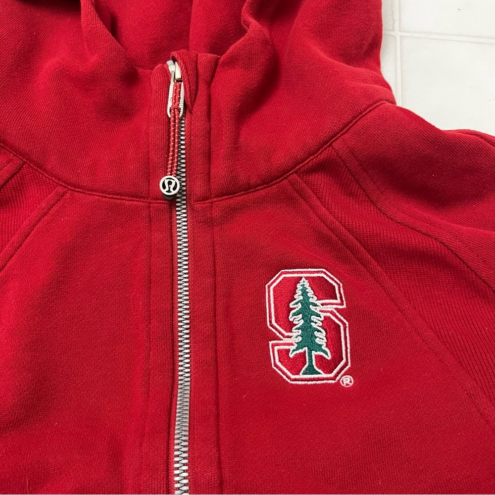 LULULEMON Stanford Scuba Hoodie Red Size XS/S - Picture 4 of 8